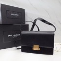 Yves saint Laurent Classic Monogramme Flap Bag Calf leather 482044 black JH08190jn49