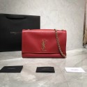 Yves Saint Laurent Double Skin Use Original Leather Shoulder Bag Y553804 Red JH07839IZ26