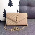 Yves Saint Laurent hot style shoulder bag 360459 apricot JH08337YC66