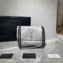 Yves Saint Laurent Medium Niki Chain Bag 498894 PEARL GREY JH07773Ti34