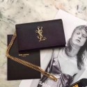 Yves Saint Laurent Monogramme Cross-body Caviar Cowhide Shoulder Bag 26805 black JH08145nK94