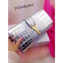 Yves Saint Laurent new model clutch 30260 silver JH08371SS70