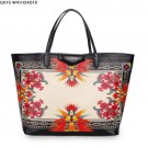 2013 Givenchy Antigona Shopping Bag Printed Phoenix G015 flower black JH09105jk50