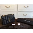 2015 Yves Saint Laurent new model fashion shoulder bags caviar 311224 black JH08424uf15