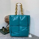 AAA Bottega Veneta THE CHAIN TOTE 631257 blue JH09157Nk89