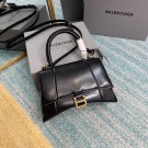 Balenciaga HOURGLASS SMALL TOP HANDLE BAG B108895-1 black JH09382BM34