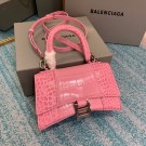 Balenciaga Hourglass XS Top Handle Bag 28331S LIGHT ROSE JH09364dV68