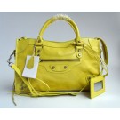 balenciaga motorcycle saddle bag 38cm 084332 (lemon-yellow) JH09484Ac56