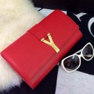 Best 2015 Yves Saint Laurent new model clutch 30210-1 red JH08404DB16