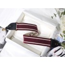 Best Dior Oblique Embroidered Velvet SHOULDER STRAP S8540CWVF-5 Burgundy JH06897zE83