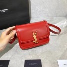 Best Replica SOLFERINO SMALL SATCHEL IN BOX SAINT LAURENT LEATHER 63430 red JH07741bO12