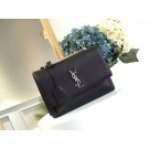 Best Yves Saint Laurent Original Leatehr Shoulder Bag 8005 black JH08269CF36