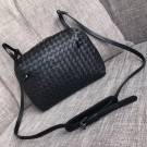 Bottega Veneta Sheepskin Shoulder Bag BV1142 black JH09328sc42