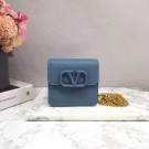 Copy VALENTINO Origianl leather 067 Chain bag blue JH09570nS53