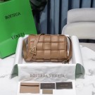 Designer Replica Bottega Veneta PADDED CASSETTE BAG 591970 CARAMEL JH09172Jz48