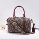 Dior canvas calfskin leather M5818 brown JH07536Nu37