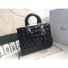 Dior GROTE LADY DIOR-TAS VAN LAMSLEER CBL44560 black JH07341Au34