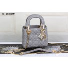 Dior mini 99001 original leather Gray JH07678gt51