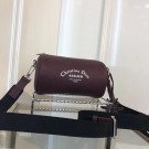 Dior Original GRAINED CALFSKIN ROLLER POUCH WITH ATELIER PRINT 1ATPO061 fuchsia JH07519uq12