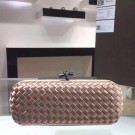 Fake Bottega Veneta Japanese Silk ribbon Clutch 0313 apricot JH09344tZ32