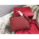 Fake Cheap VALENTINO Candystud quilted leather tote 0061 red JH09865Wq19