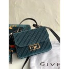 Givenchy Calfskin tote 0171 blue JH09016Js15