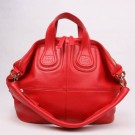 Givenchy red leather shoulder bag hand bag 29881 JH09115Op64