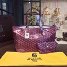 Goyard Y Doodling Calfskin Leather Tote Bag 36987 fuchsia JH06681Rz18