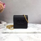 High Quality Imitation VALENTINO Origianl leather 067 Chain bag black JH09572Cw85