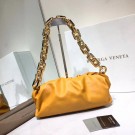 Imitation Bottega Veneta Nappa lambskin soft Shoulder Bag 620230 yellow JH09234cI42