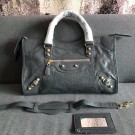 Knockoff Balenciaga The City Handbag Calf leather 382569 grey JH09403xd98