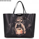 Luxury 2013 Givenchy Antigona Shopping Bag Printed Pottweiler 08109 black JH09102hU18