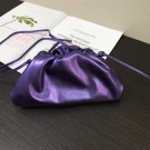 Luxury Bottega Veneta Nappa lambskin soft wide large Shoulder Bag 585852 purple JH09279Zu29