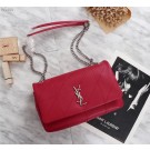 Replica Cheap SAINT LAURENT Jamie monogram leather shoulder bag A2833 red JH08007EJ51