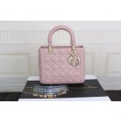 Replica Dior 99002 original leather handbag pink JH07675Pg26