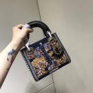 Replica LADY DIOR embroidered cattle leather AD0168-2 JH07005qj24