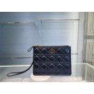 Replica SMALL DIOR CARO DAILY POUCH S5085U BLACK JH06719TN94