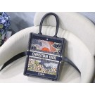 Replica SUN VERTICAL DIOR BOOK TOTE TAROT EMBROIDERED CANVAS BAG M1272Z-1 JH07122tp14