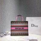 Replica Top DIOR BOOK TOTE EMBROIDERED CANVAS BAG M1287-5 JH06989Rc30