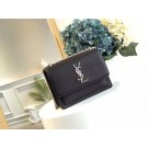 Replica Yves Saint Laurent Original Leatehr Shoulder Bag 8004 black JH08274HV92