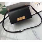 SAINT LAURENT Domino leather shoulder bag 10600 black JH07950QV85