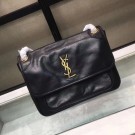 Saint Laurent Niki Medium Monogram Shoulder Bag 2830 black JH08046kD96