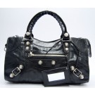 Top Balenciaga Giant City Top Handle Large Bag Black 173082A JH09515eB82