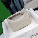 Top Replica Bottega Veneta MINI BV JODIE 609409 white JH09190Qt73