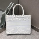 Top SMALL DIOR BOOK TOTE Embroidered M1296-5 JH06972oA83