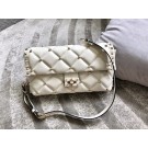 VALENTINO VLOCK Origianl leather shoulder bag 0053 white JH09519gR91