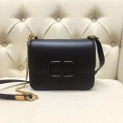 VALENTINO VLOCK Origianl leather shoulder bag 0906 black JH09557pO91