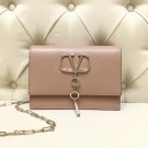 VALENTINO VLOCK Origianl leather shoulder bag 0910 light pink JH09528zp53