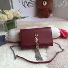 Yves Saint Laurent Monogramme Cross-body Shoulder Bag 8011 red JH08286UI88