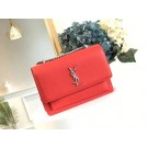 Yves Saint Laurent Original Leatehr mini Shoulder Bag 8004 red JH08273Gh26